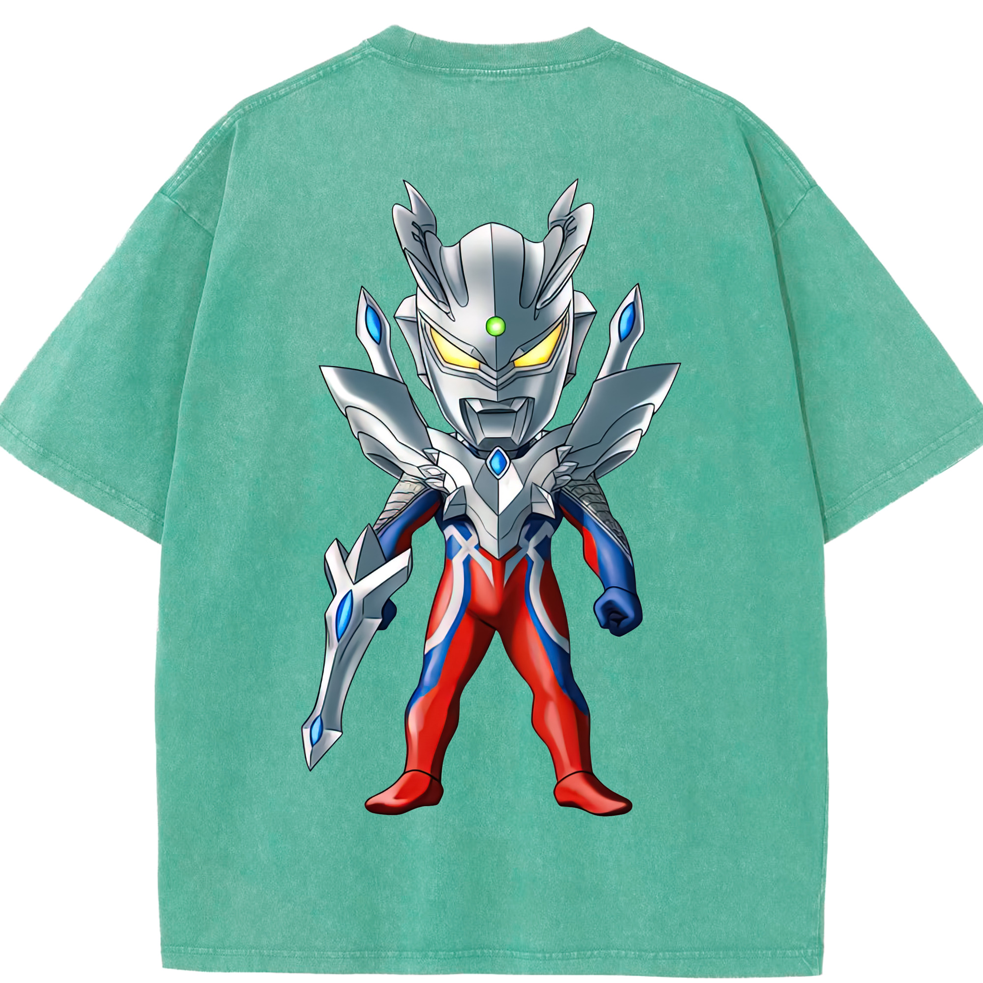 （画像用） ウルトラマン Ultraman 綿100% ヴィンテージ風 半袖Tシャツ（背面プリント）